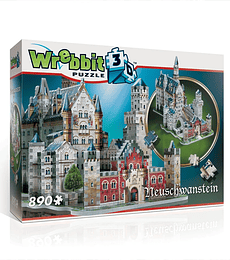 Puzzle 3D 890 Pcs - Castillo Neuschwanstein