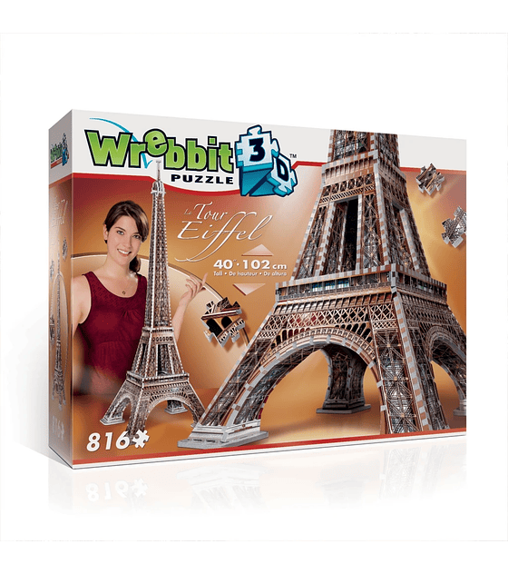 Puzzle 3D 816 Pcs - Torre Eiffel