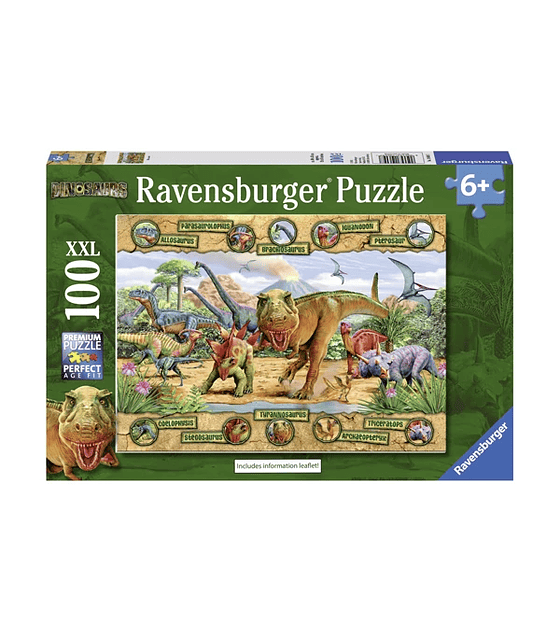 Puzzle 100 XXL Pcs - Dinosaurs Ravensburger