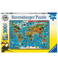 Puzzle 300 XXL Pcs - Animals of the World Ravensburger