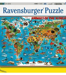 Puzzle 300 XXL Pcs - Animals of the World Ravensburger