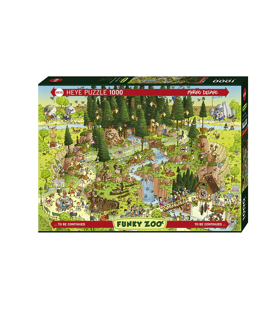 Puzzle Heye 1000 Pcs - Habitat Bosque Oscuro