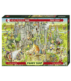 Puzzle 1000 Pcs - Habitat Jurasico Heye