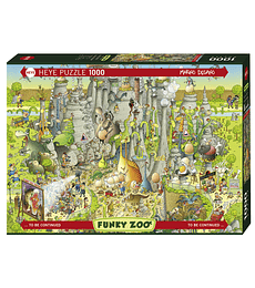 Puzzle 1000 Pcs - Habitat Jurasico Heye