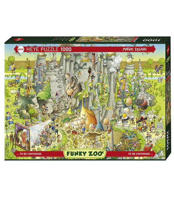 Puzzle 1000 Pcs - Habitat Jurasico Heye