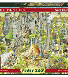Puzzle 1000 Pcs - Habitat Jurasico Heye