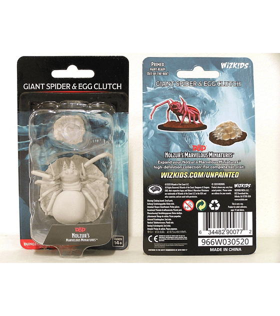 Figura D&D Giant Spider and Egg Cutch