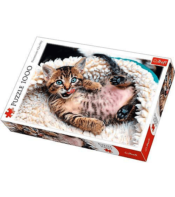 Puzzle Trefl 1000 Pcs - Cheerful Kitten