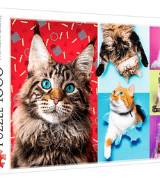 Puzzle Trefl 1000 Pcs - Happy Cats