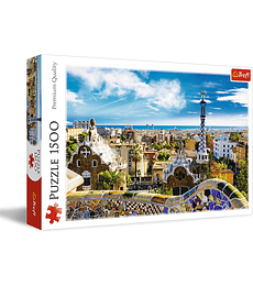 Puzzle Trefl 1500 Pcs - Park Guell, Barcelona