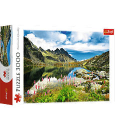 Puzzle Trefl 3000 Pcs - Starolesnianski Pond, Tatras, Slovakia