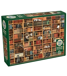 Puzzle 1000 Piezas Cobble Hill - The Cat Library