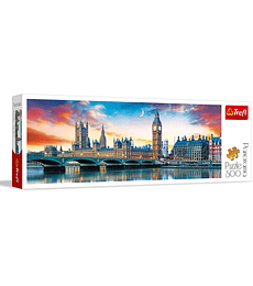 Puzzle Trefl 500 Pcs - Big Ben y el Palacio Westminster, Londres