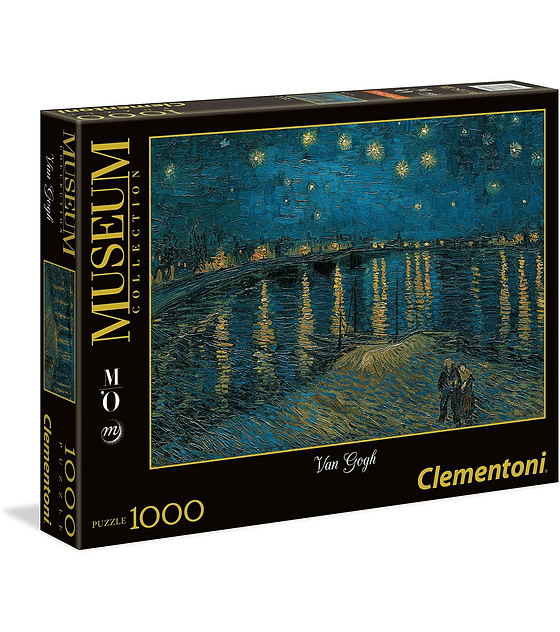 Puzzle Clementoni 1000 Piezas - Van Gogh: Starry Night on the Rhöne