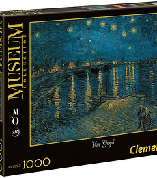 Puzzle Clementoni 1000 Piezas - Van Gogh: Starry Night on the Rhöne