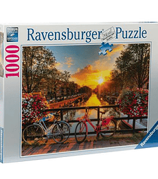 Puzzle 1000 Pcs - Bicycles in Amsterdam Ravensburguer 