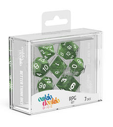 Dice RPG Set Marble Verde