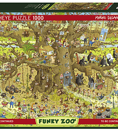 Puzzle 1000 pcs - Monkey Habitat Heye