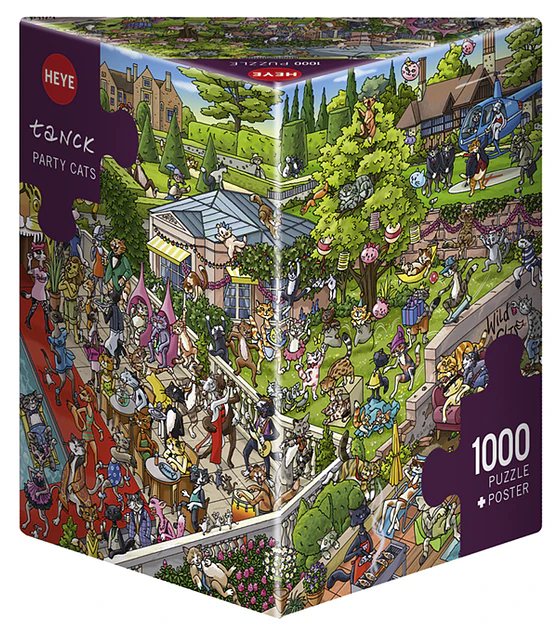 Puzzle Heye 1000 pcs - Party Cats Tanck