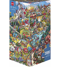 Puzzle Heye 2000 pcs - Go Camping!