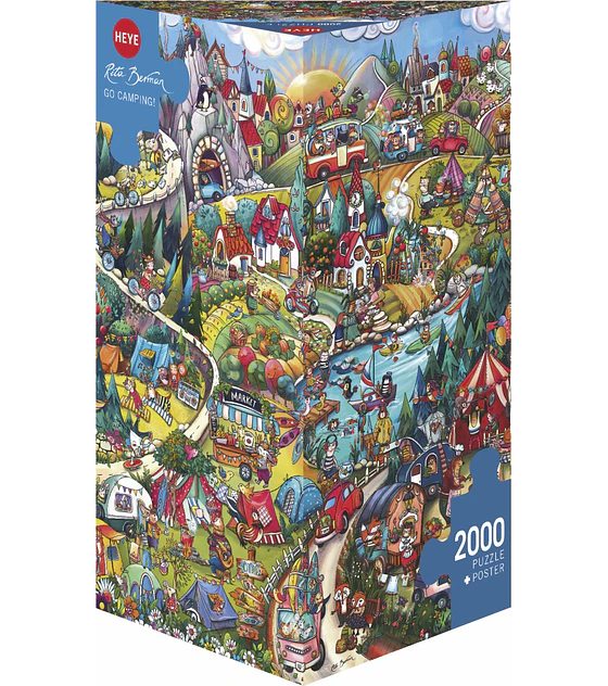 Puzzle Heye 2000 pcs - Go Camping!