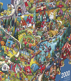 Puzzle Heye 2000 pcs - Go Camping!