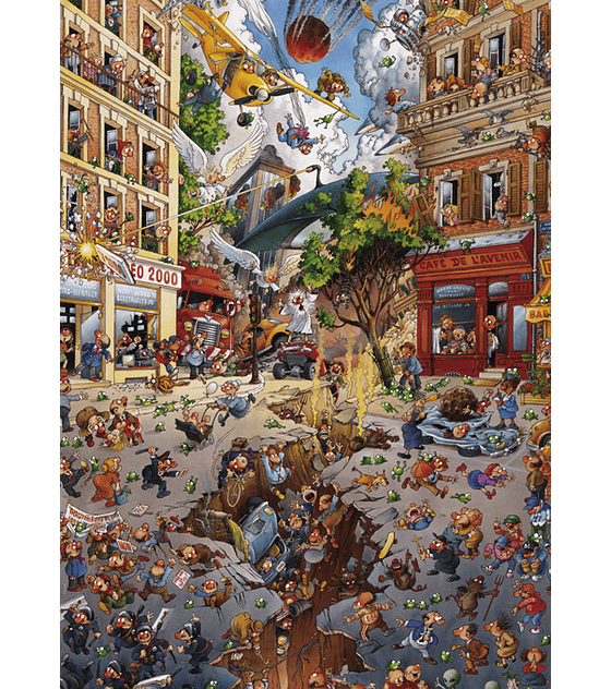 Puzzle 2000 pcs - Loup Apocalypse Heye