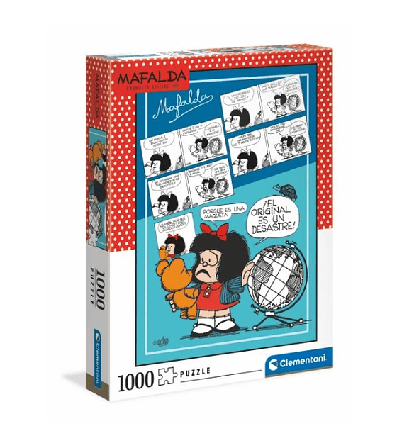 Puzzle 1000 Pcs - Mafalda Globo Terraqueo