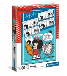 Puzzle 1000 Pcs - Mafalda Globo Terraqueo