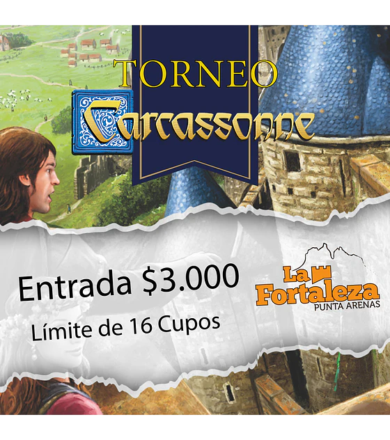Inscripción Torneo Carcassonne 19/04 - Zona Franca