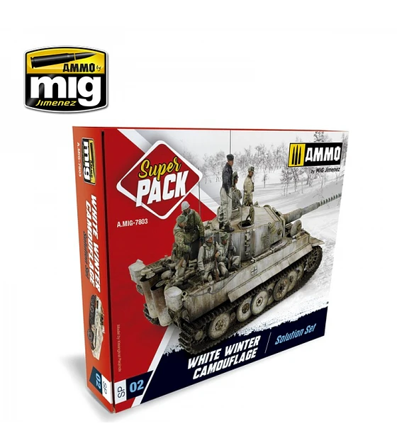 Super Pack - White Winter Camouflage - Solution Set