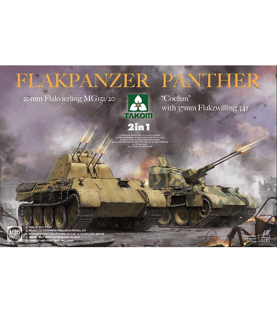 TAKOM Flakpanzer Panther “Coelian” - Flakzwilling 