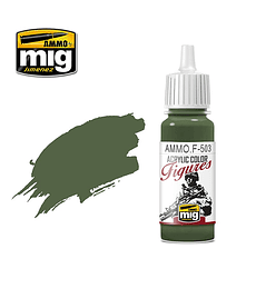 Pintura Figuras Dark Olive Green AMMO F-503