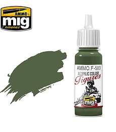 Pintura Figuras Dark Olive Green AMMO F-503