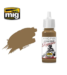 Pintura Figuras Light Brown AMMO F-531