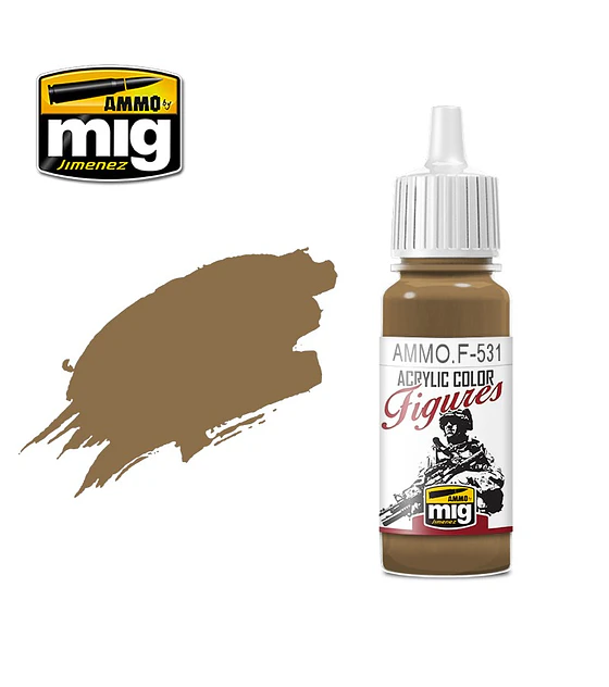 Pintura Figuras Light Brown AMMO F-531