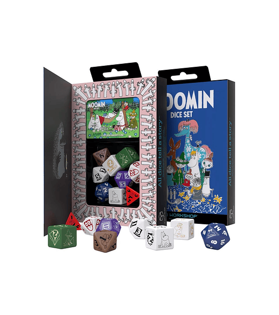 Dados Q WORKSHOP: Moomin Dice Set (9pzs)