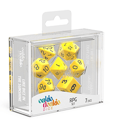 Dice RPG Set Solid Amarillo