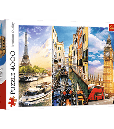 Puzzle Trefl 4000 Pcs - Trip Arround Europe