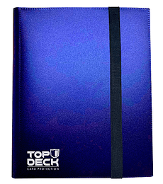 Carpeta Top Deck 9 Bolsillos Azul