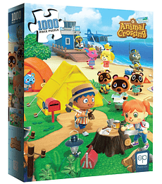 Puzzles OP 1000 piezas: Animal Crossing™ New Horizons "Welcome to Animal Crossing"