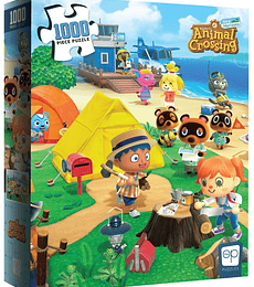 Puzzles OP 1000 piezas: Animal Crossing™ New Horizons "Welcome to Animal Crossing"
