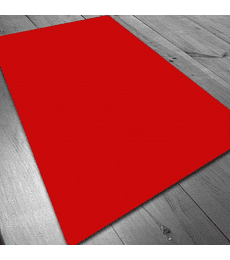 Tapete de Neopreno 140x80 cm - Rojo Liso