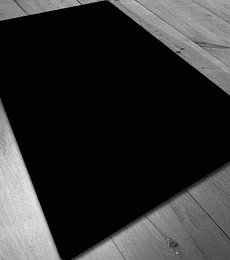 Tapete de Neopreno 140x80 cm - Negro Liso