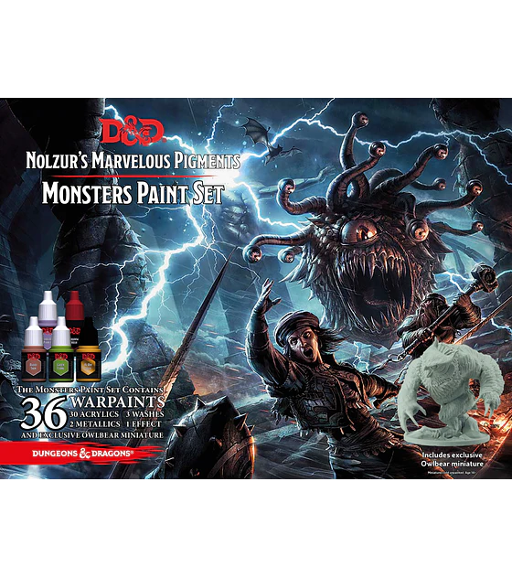 D&D Monsters Paint Set