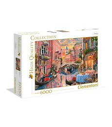 Preventa - Puzzle 6000 Pcs Clementoni - Venice evening sunset