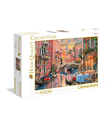 Puzzle 6000 Pcs Clementoni - Venice evening sunset