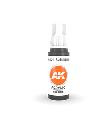 Pintura AK Interactive: Rubber Black 17ml 
