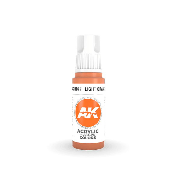 Pintura AK Interactive: Light Orange 17ml 