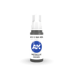 Pintura AK Interactive: Gun Metal 17ml 